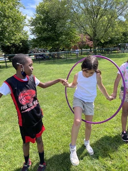 Students Outside During Picnic
